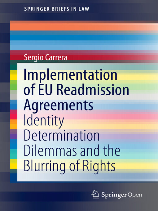 Title details for Implementation of EU Readmission Agreements by Sergio Carrera - Available